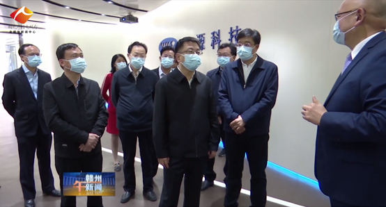 贛州市委副書記、市長許南吉一行蒞臨我司考察調研